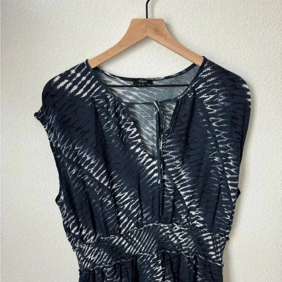 Rails - Ashlyn Shibori Print Split Neck Boho Dress - Size XL - Picture 6 of 6
